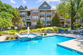 Two shimmering swimming pools